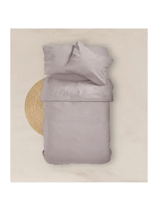 Borea Solid Single Bed Sheet with Rubber Hugger 100x200+25cm Veraman