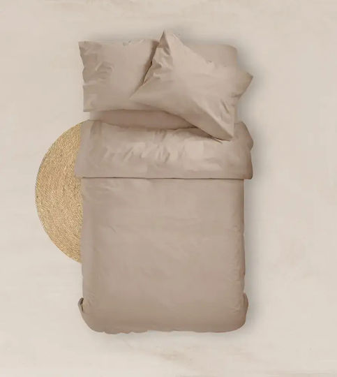 Borea Solid Single Bed Sheet With Rubber Hugger 100x200+25cm Burgundy