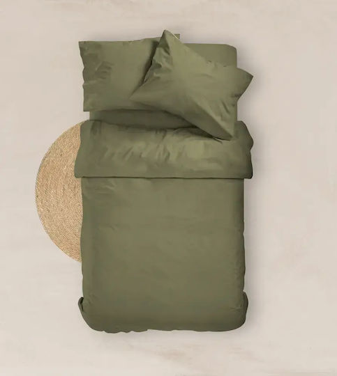 Borea Solid Single Bed Sheet with Rubber Hugger 100x200+25cm Veraman