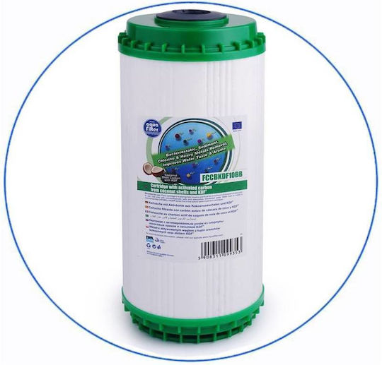 Aqua Filter Big Blue Wasserfiltrationssystem Dreifach Zentrale Versorgung Rohrquerschnitt 1'' mit Ersatzfilter BBF319