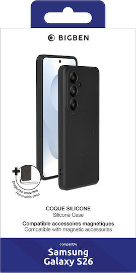 Bigben Калъф Galaxy S26 От Мек Силикон Мека Докосване Завършек Магнит Черен