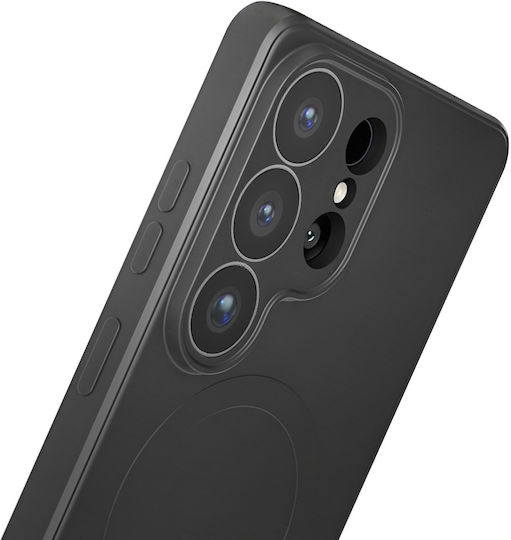 Bigben Handyhülle Galaxy S26 Ultra Aus Weichem Silikon Mit Weichem Touch-Finish Magnetisch Schwarz