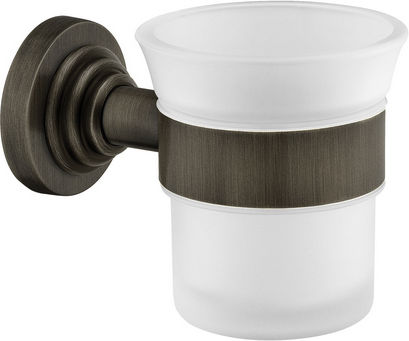 Sanco Vintage 120501-M25 Wall Mounted Glass Gold Cup Holder
