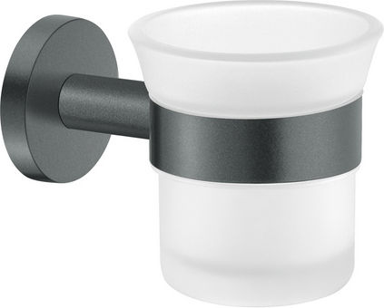 Sanco Gaea 121201-A75 Wandmontierte Glas-Getränkehalter Braun
