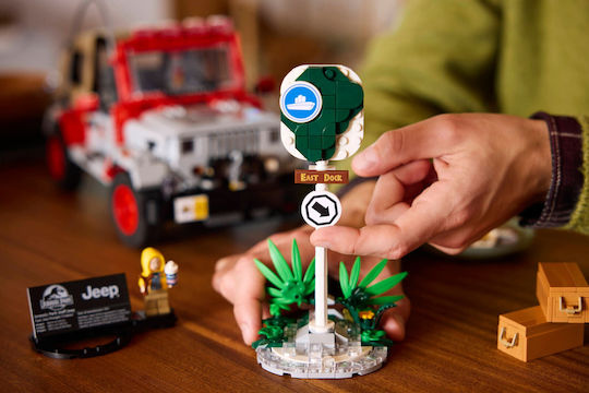 LEGO Jurassic World Jurassic Park Jeep Wrangler За 18+ Години 1924 Бройки