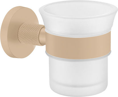 Sanco Dorian 121301-A75 Wall Mounted Glass Brown Cup Holder