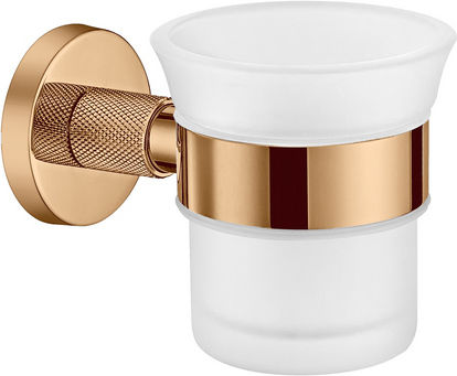 Sanco Dorian 121301-A75 Wall Mounted Glass Brown Cup Holder