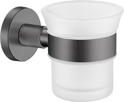 Sanco Dorian 121301-A75 Wall Mounted Glass Brown Cup Holder