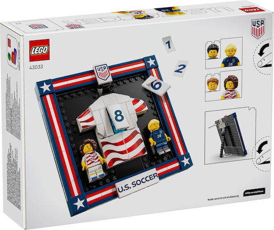 LEGO Editions 2026 U S Soccer National Team Jersey за 10+ Години 167 Бройки