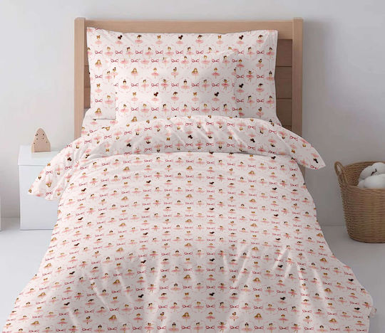 Astron Italy Set Single Cu Elastic Girl Roz 100x200cm Astron Italy Set Single Cu Elastic Girl Roz 100x200cm