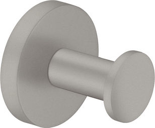 Sanco Gaea Single Bathroom Hook With Screws Silver
