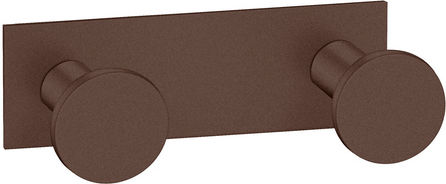 Sanco Bath 00682-A03 Double Bathroom Hook With Screws Silver