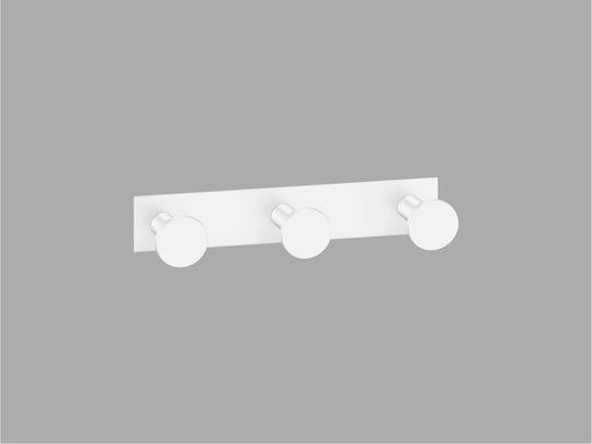 Sanco Bath 00683-А03 Тройна Кука За Банята С Винтове Сребриста