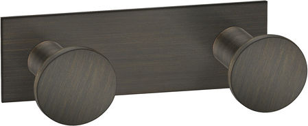 Sanco Bath 00682-A03 Double Bathroom Hook With Screws Silver
