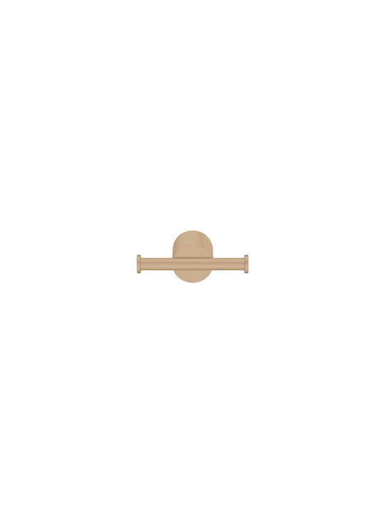Sanco Elysian Double Bathroom Hook With Screws Bronze