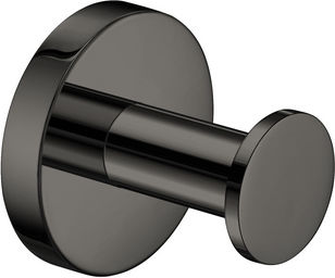 Sanco Gaea Single Bathroom Hook With Screws Silver