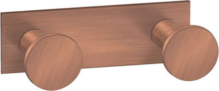 Sanco Bath 00682-A03 Double Bathroom Hook With Screws Silver