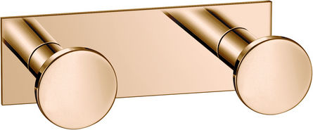 Sanco Bath 00682-A03 Double Bathroom Hook With Screws Silver