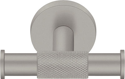 Sanco Dorian 121318-M102 Double Bathroom Hook With Screws Silver