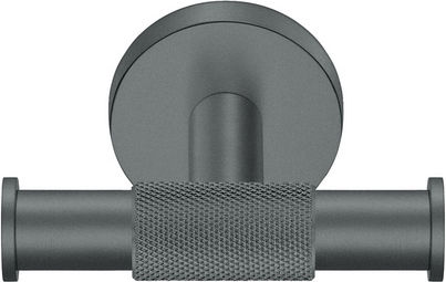 Sanco Dorian 121318-M102 Double Bathroom Hook With Screws Silver