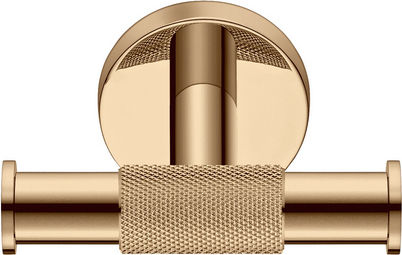 Sanco Dorian 121318-M102 Double Bathroom Hook With Screws Silver