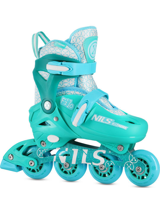 Nils Inline Αυξομειούμενα Rollers Τιρκουάζ Ενηλίκων/Παιδικά