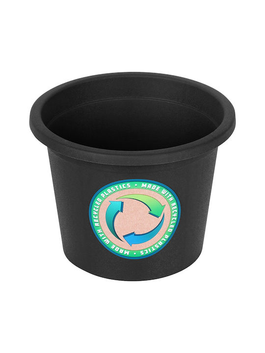 Vilde Set 3 Ghivece De Flori Din Plastic Negre