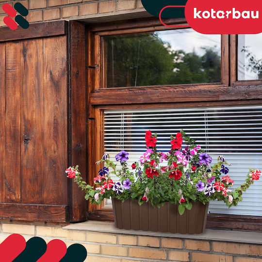 Kotarbau Ζαρντινιέρα Ξύλινη Brown Kotarbau Ζαρντινιέρα Ξύλινη Brown