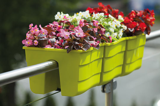 Form Plastic Plastic Flower Pot Dark Green 20cm