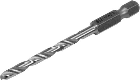 Yato HSS Drill with Hexagon Shank for Metal 6.3mm