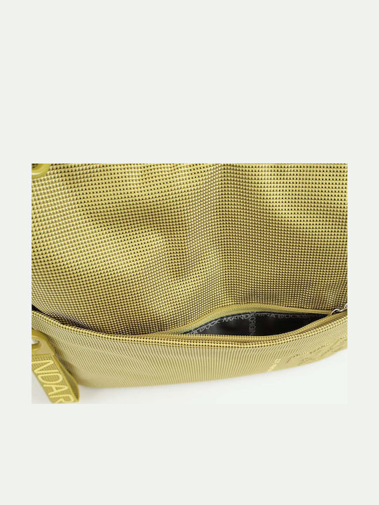 Fabric Women's Shoulder Bag Yellow
