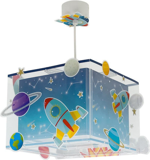 Ango Rocket Μονόφωτο Παιδικό Φωτιστικό Κρεμαστό από Πλαστικό 15W με Υποδοχή E27 Γαλάζιο