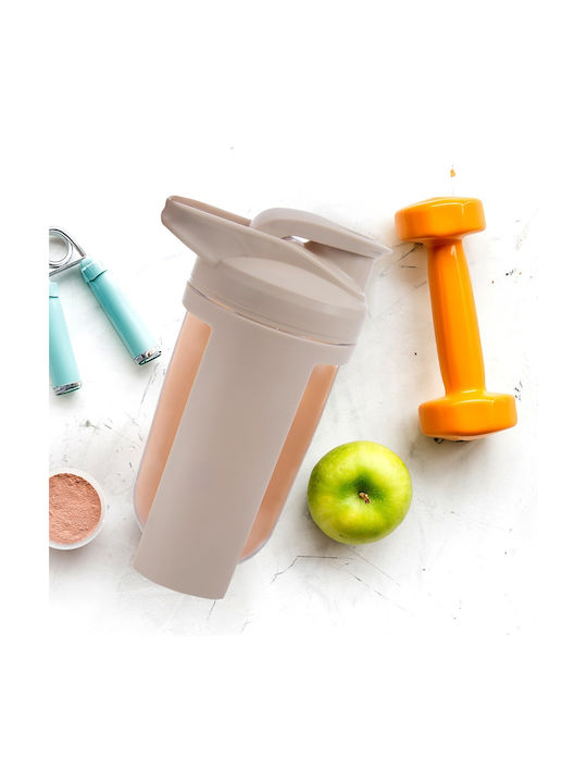 Orion Shaker Πρωτεΐνης 700ml Πλαστικό Μπεζ