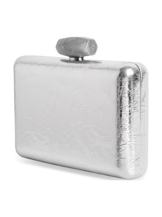 Γυναικείο Clutch Ασημί