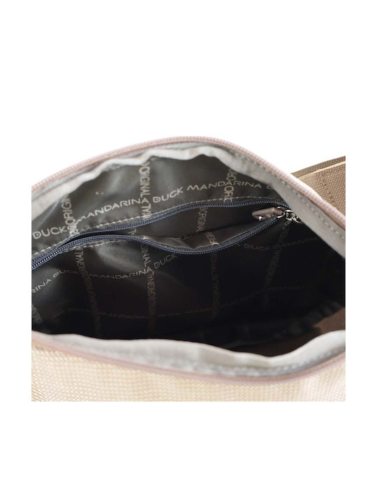 Fabric Women's Shoulder Bag Taupe
