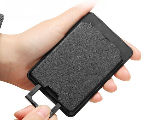 Flippy 3 În 1 Accesoriu Telefon Încărcător Wireless Magsafe Wallet Stand Negru