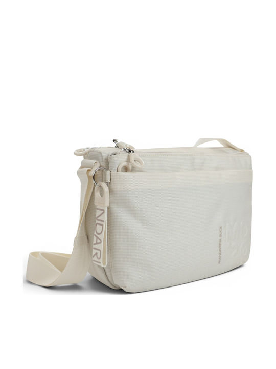 Fabric Women's Shoulder Bag White