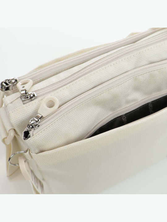 Fabric Women's Shoulder Bag White