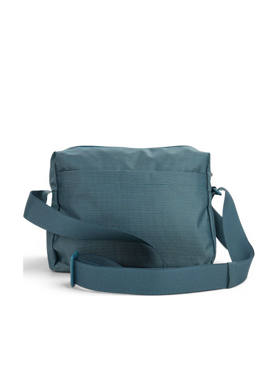 Fabric Women's Shoulder Bag Blue
