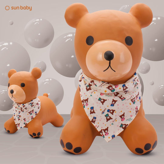 Children's Jumping Bouncer Pump Teddy Brown Bandana
