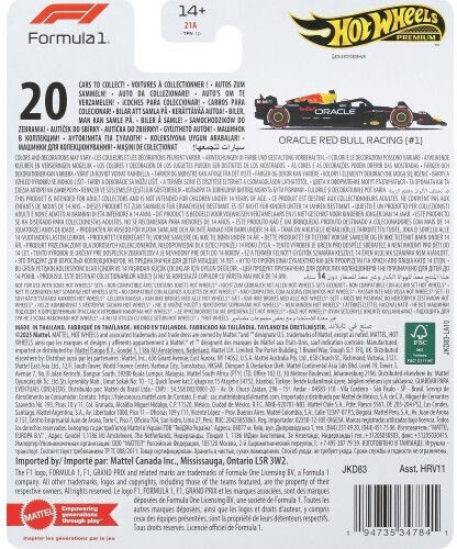 Mattel Premium Αυτοκινητάκι Formula 1