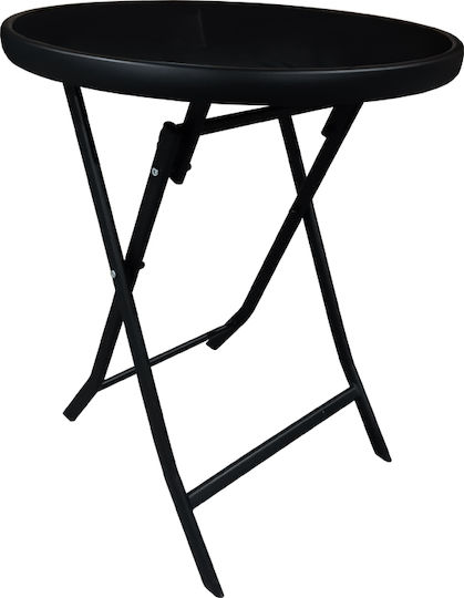 Garten- und Outdoor-Möbelsets für kleine Außenbereiche Victoria 3 Stück Schwarz