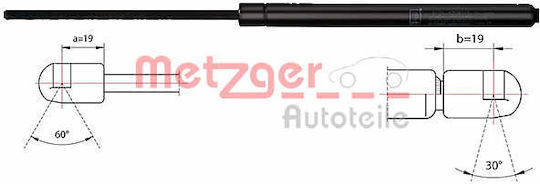 Metzger Hood Shock Absorber 2110453