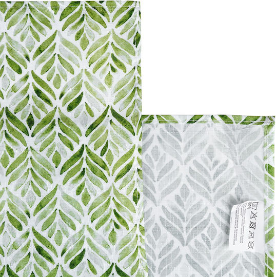 Excellent Houseware Τραπεζομάντηλο Αλέκιαστο Πράσινο 130x180εκ.