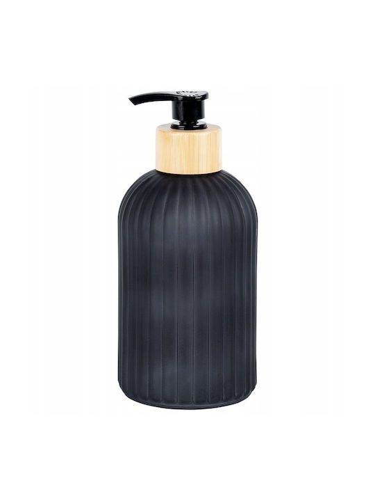 Vilde Dozator De Bucătărie Din Sticlă Negru 400ml