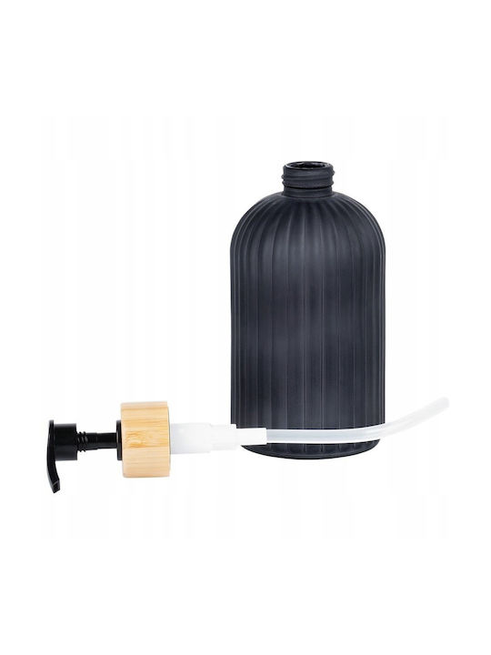 Vilde Dozator De Bucătărie Din Sticlă Negru 400ml