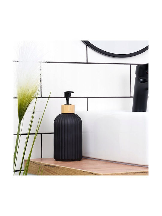 Vilde Dozator De Bucătărie Din Sticlă Negru 400ml