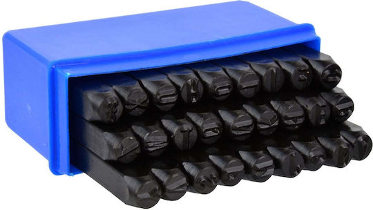 Geko G01813 Stamped Letters Hand Tool Set 27pcs