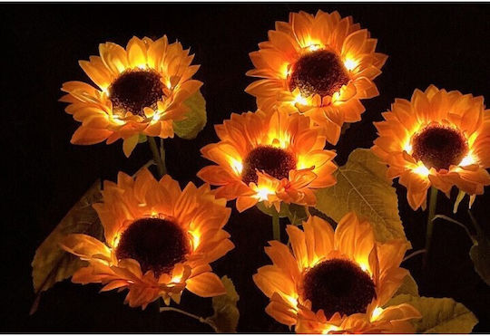 Alista Home Lampă Solară Floare Alb Cald cu Senzor de Mișcare și Fotocelul IP65