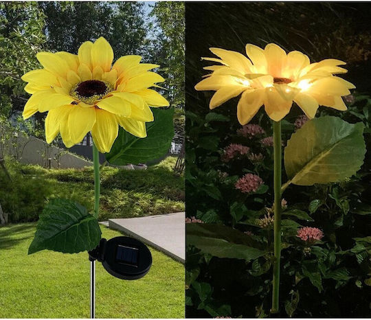 Alista Home Lampă Solară Floare Alb Cald cu Senzor de Mișcare și Fotocelul IP65